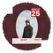 Dark Red Suede Mat Board for 20x28 Frames - Oval Opening for 16x24 Photos